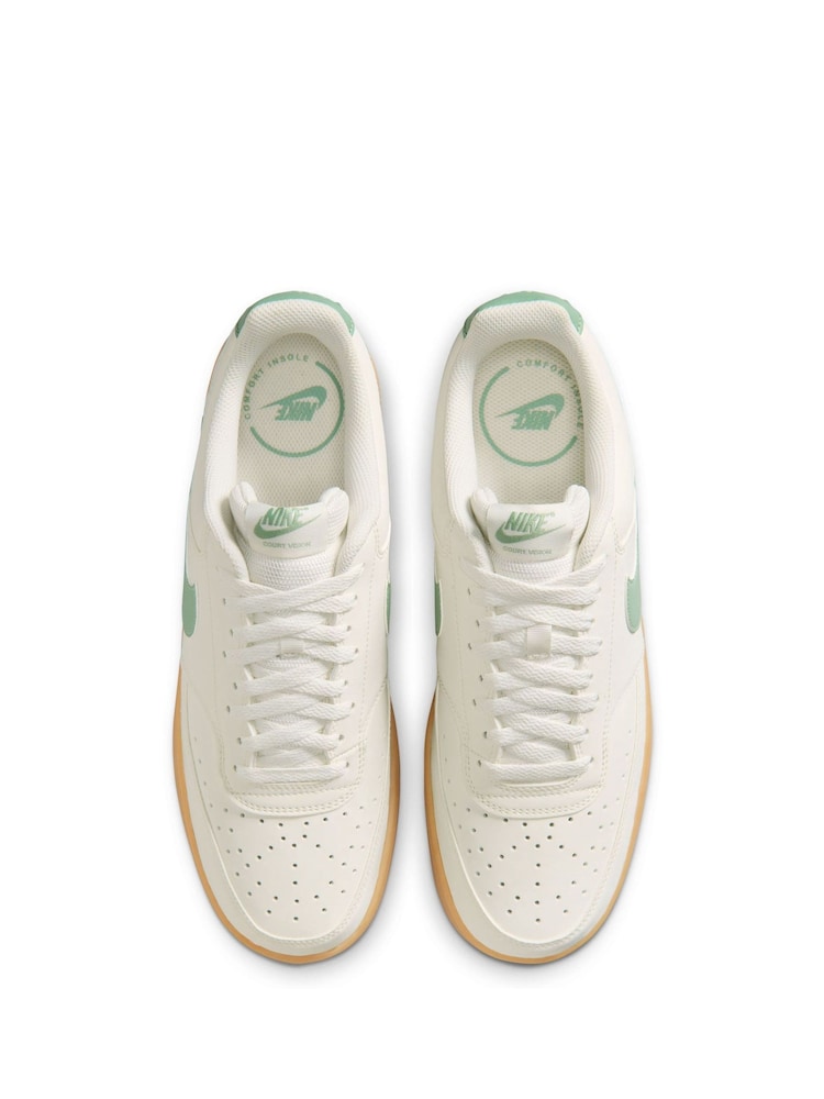 Nike Green/Grey Court Vision Low Trainers - Image 8 of 8