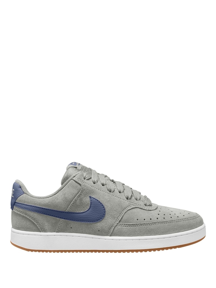 Nike Grey Court Vision Low Trainers - Image 1 of 4 Nike Grey Court Vision Low Trainers - Image 1 of 4