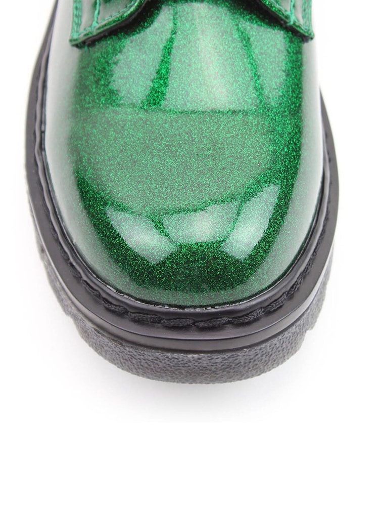 Heavenly Feet Emerald Green Glitter Justina2 Ankle Boots - Image 6 of 6 Heavenly Feet Emerald Green Glitter Justina2 Ankle Boots - Image 6 of 6