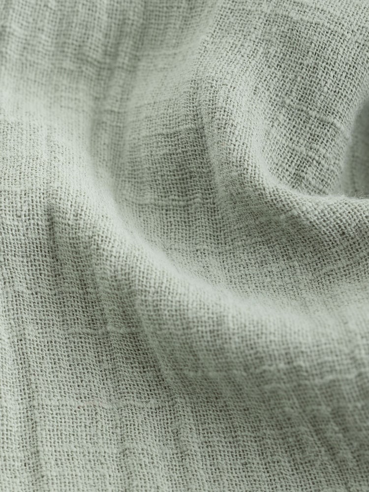 Sage Green Double Cloth Balloon Leg Trousers - Image 3 of 3