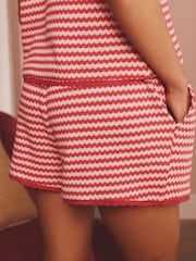 Bath & Body Works Pink Crochet Co-ord Shorts - Image 3 of 9