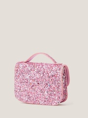 Monsoon Pink Glitter Satchel Bag & Hair Clips Set - Image 3 of 4