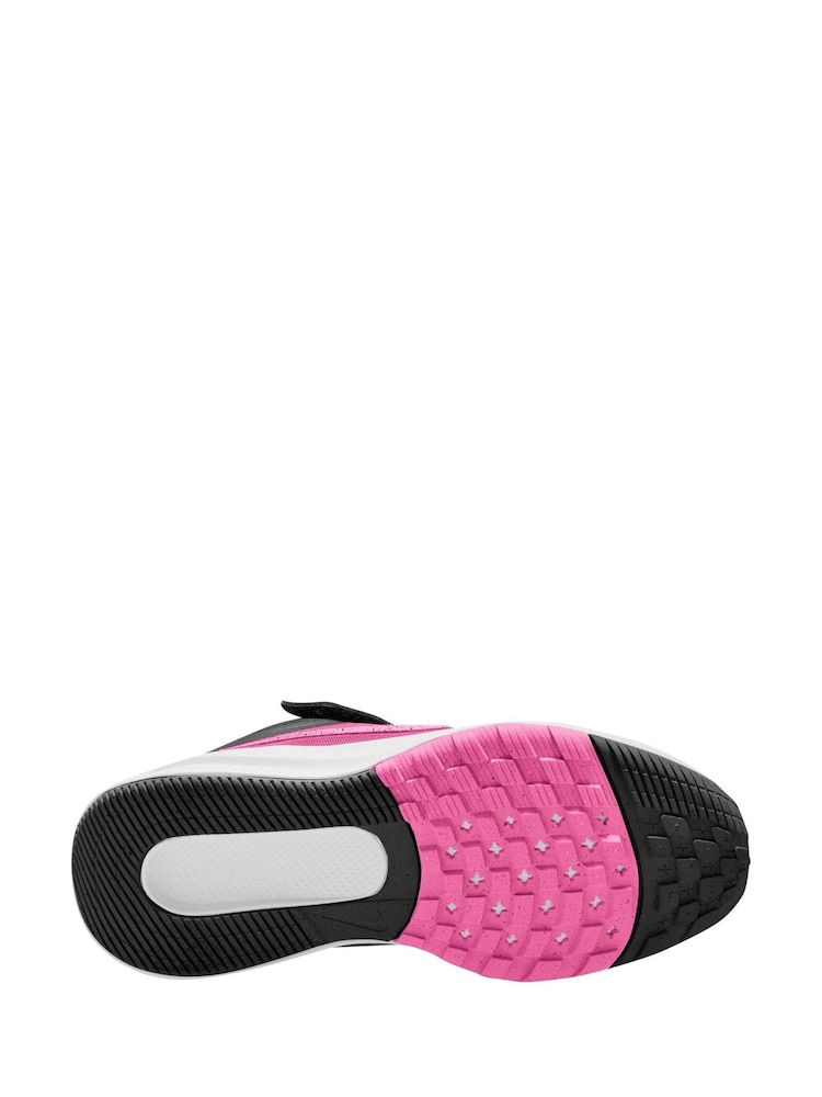 Nike Black/Pink Junior Star Runner 5 Trainers - Image 4 of 4 Nike Black/Pink Junior Star Runner 5 Trainers - Image 4 of 4