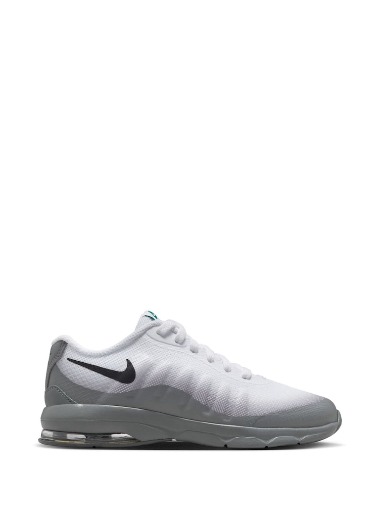 Nike Grey/White Junior Air Max Invigor Trainers - Image 1 of 10
