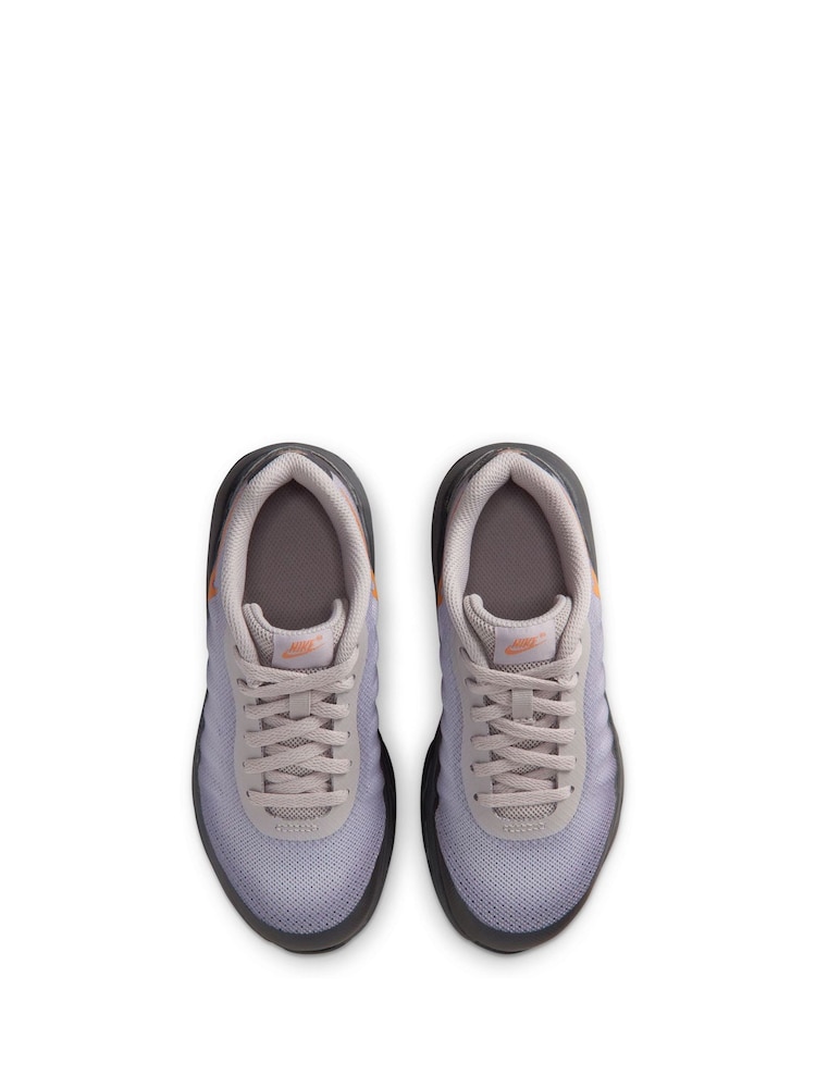 Nike Grey/Black Orange Junior Air Max Invigor Trainers - Image 8 of 8