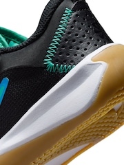 Nike Black/Green Junior Omni Court Trainers - Image 7 of 8