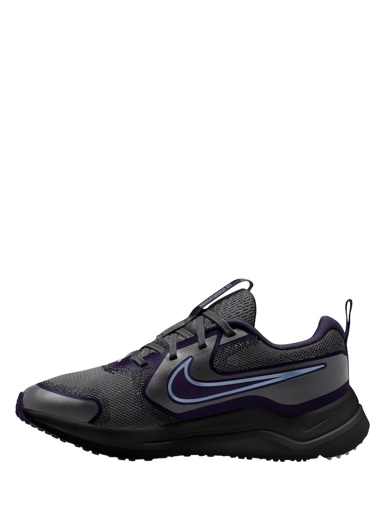 Nike Black Blue Youth Cosmic Running Trainers - Image 2 of 4 Nike Black Blue Youth Cosmic Running Trainers - Image 2 of 4