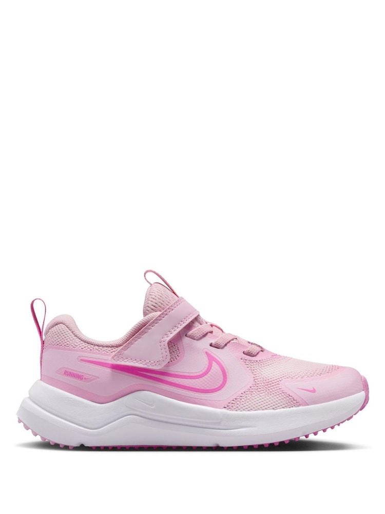 Nike Pink Foam Junior Cosmic Running Trainers - Image 1 of 11 Nike Pink Foam Junior Cosmic Running Trainers - Image 1 of 11