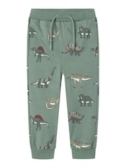 Name It Green Dinosaur Printed Sweatshirt & Joggers Set - Image 3 of 3