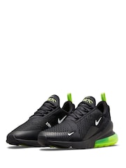 Nike Black Air Max 270 Trainers - Image 3 of 8