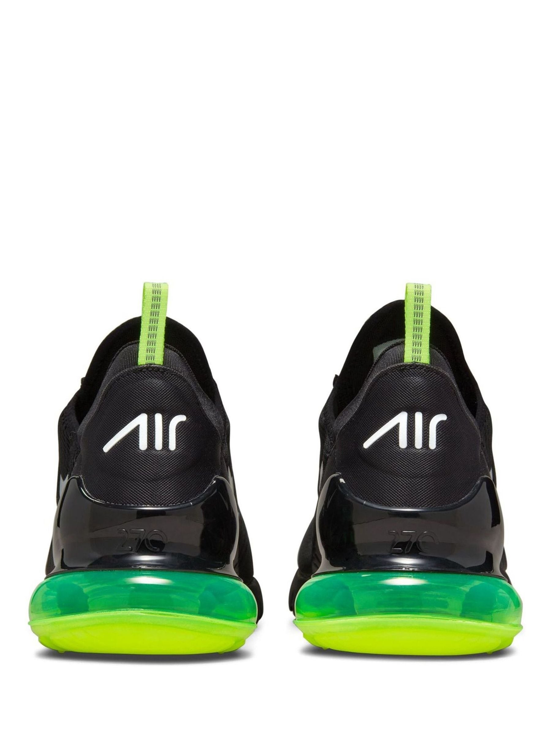 Buy Чорний/зелений - Nike Air Max 270 Кросівки з сайту Next Ukraine