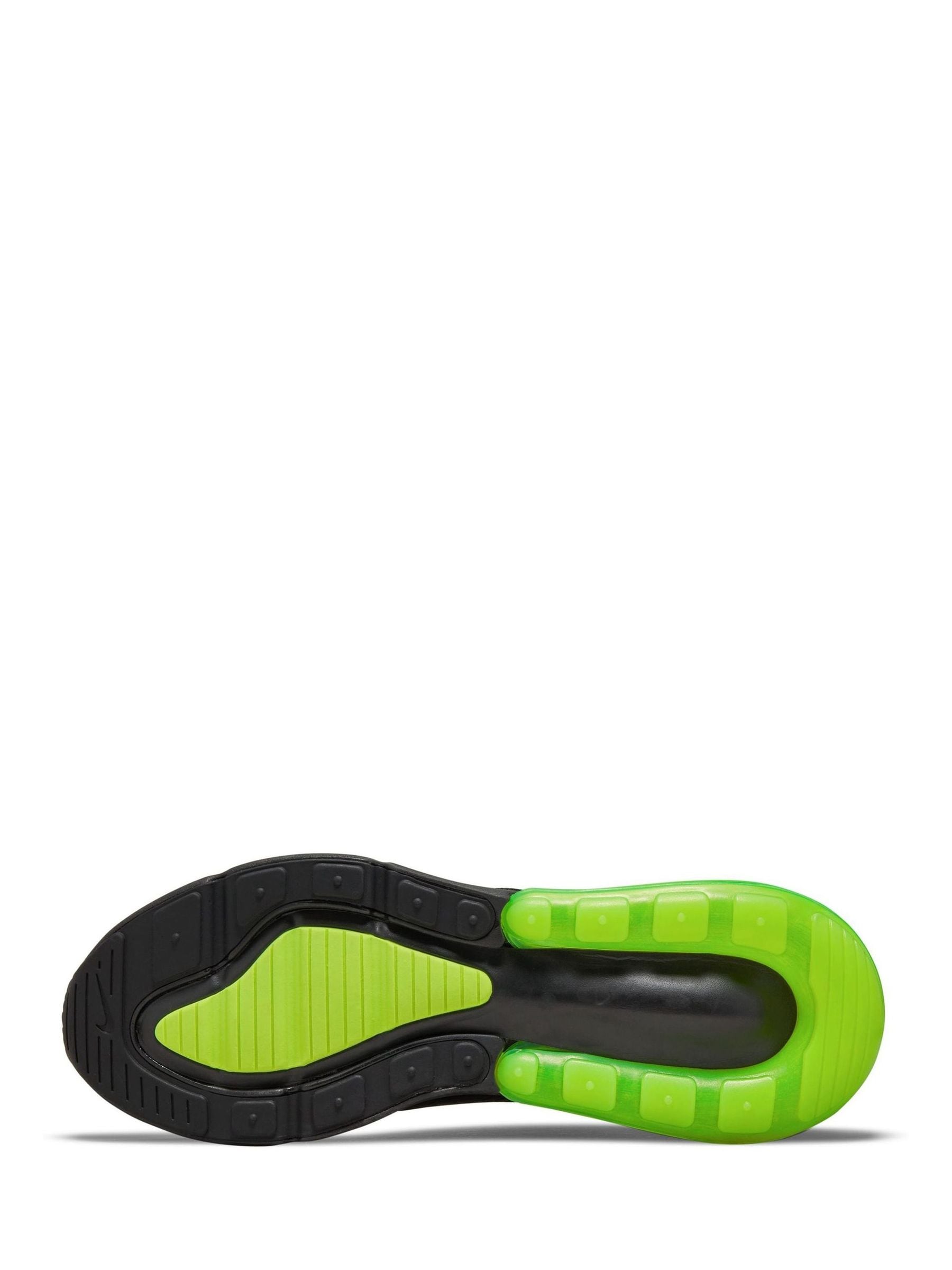 Buy Чорний/зелений - Nike Air Max 270 Кросівки з сайту Next Ukraine
