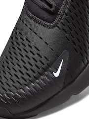 Nike Black Air Max 270 Trainers - Image 7 of 8