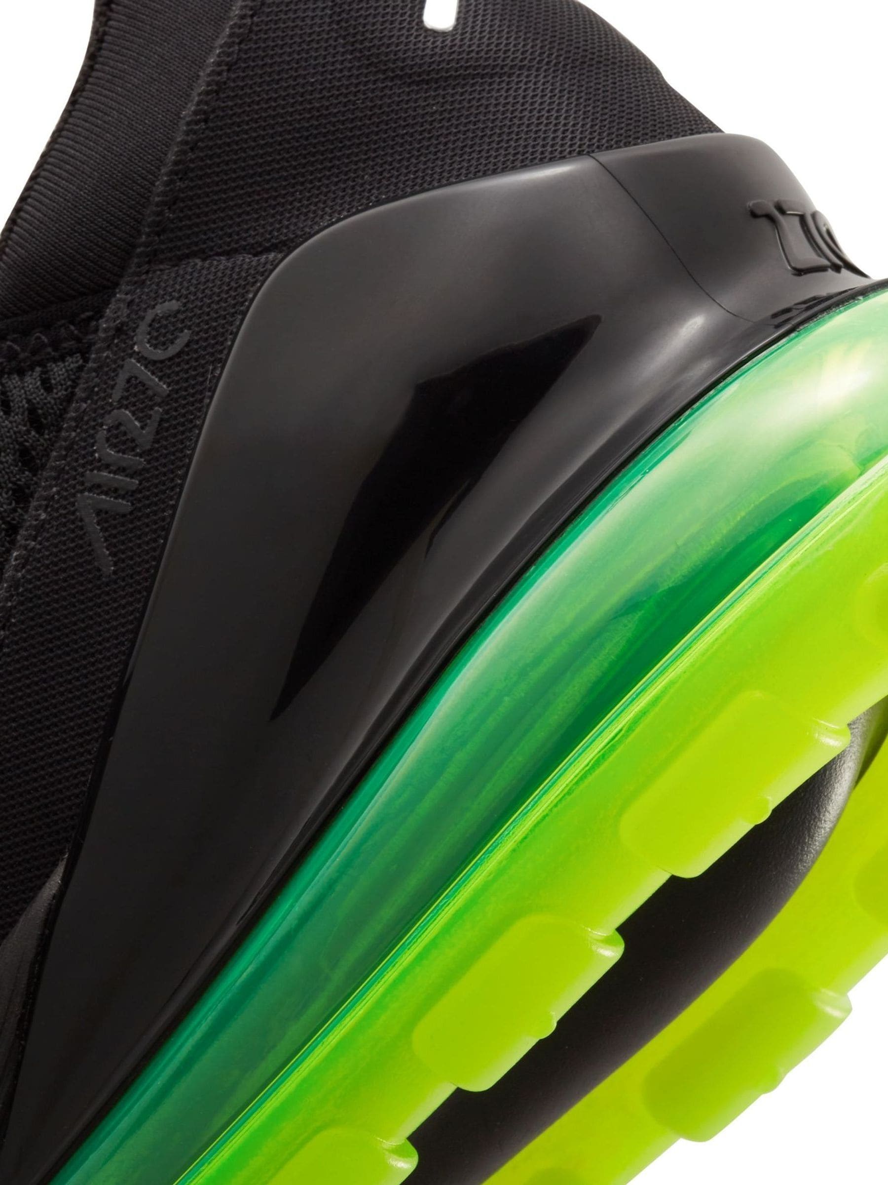 Buy Чорний/зелений - Nike Air Max 270 Кросівки з сайту Next Ukraine