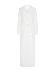 Long Tall Sally White Cotton Touch Hooded Maxi Robe - Image 5 of 5