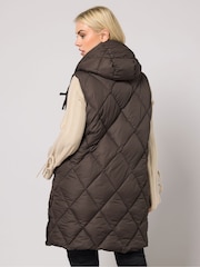 Yours Curve Diamond Midi Gilet - Imagen 3 de 5