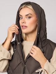 Yours Curve Diamond Midi Gilet - Imagen 4 de 5