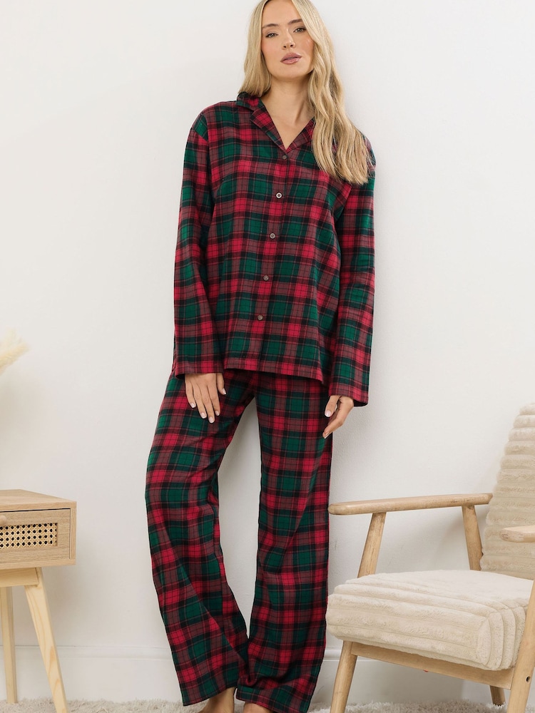 Long Tall Sally Red Check Pyjamas Set - Image 2 of 5