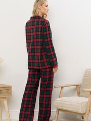 Long Tall Sally Red Check Pyjamas Set - Image 3 of 5