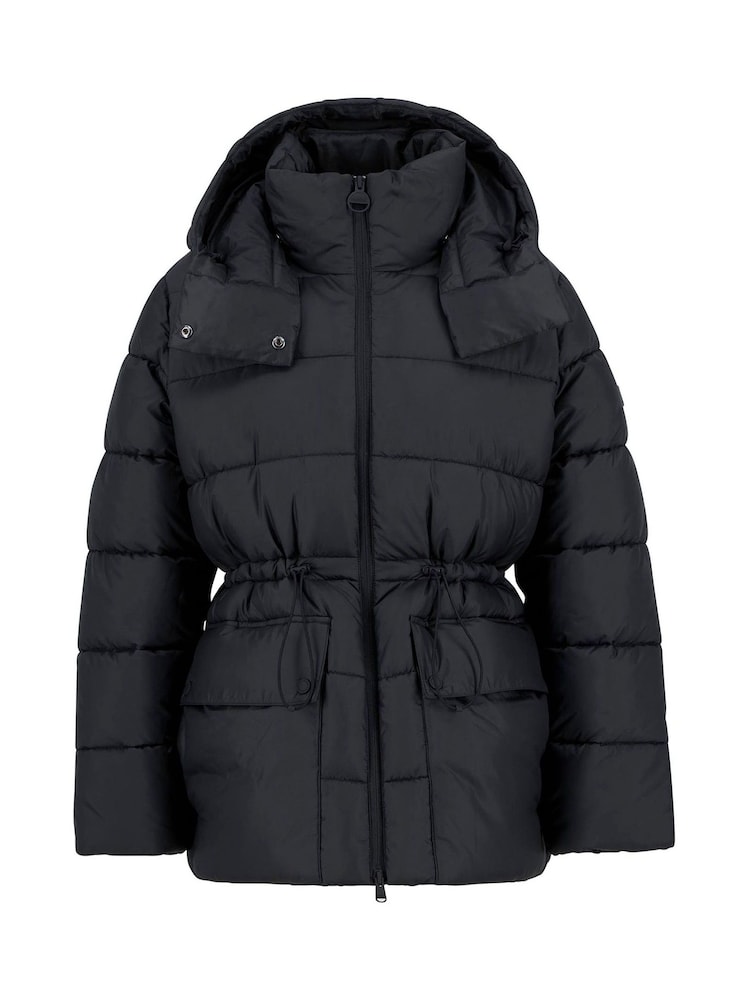 Barbour® International Black Lisbon Puffer Coat - Image 7 of 7 Barbour® International Black Lisbon Puffer Coat - Image 7 of 7
