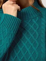 M&Co Green Cable Jumper - Image 4 of 5