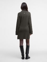 Barbour® International Green Lana Knit Mini Dusty Dress - Image 2 of 7