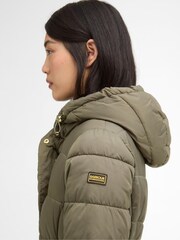 Barbour® International Green Track Line Puffer Jacket - Image 4 of 7