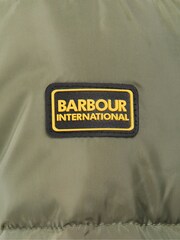 Barbour® International Green Track Line Puffer Jacket - Image 7 of 7