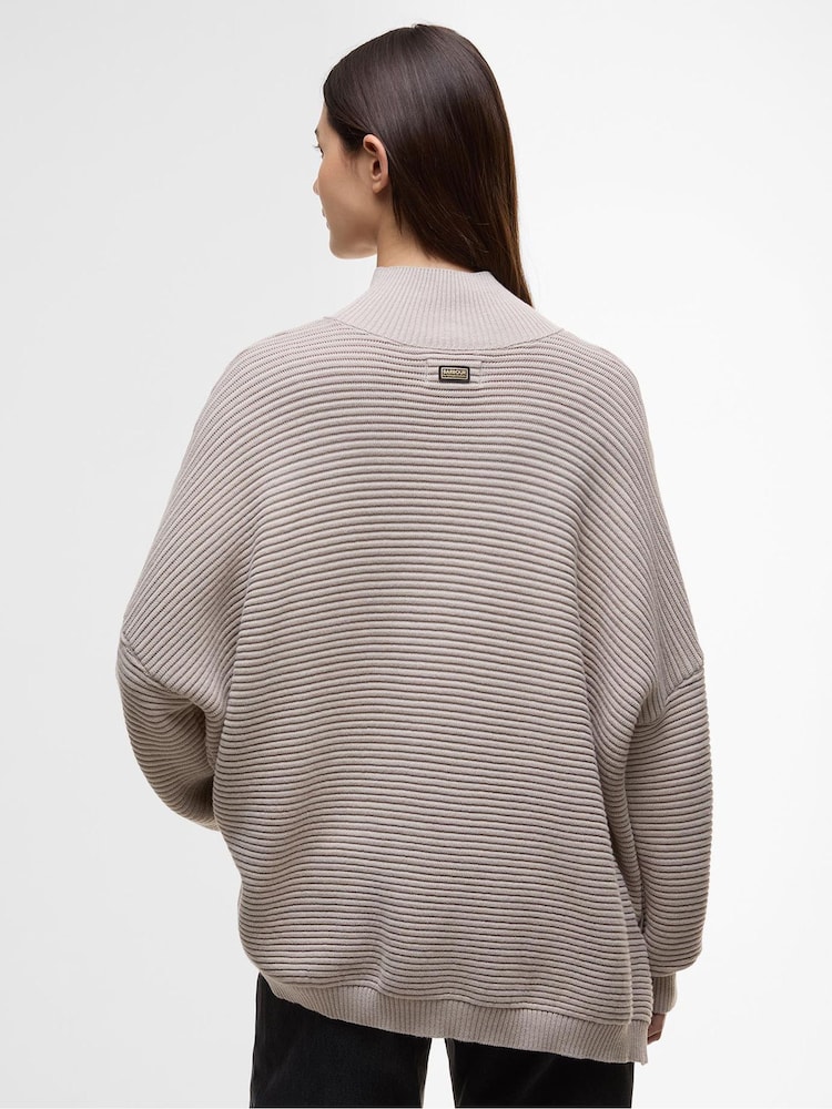Barbour® International Natural Kaia Jumper - Image 2 of 6 Barbour® International Natural Kaia Jumper - Image 2 of 6