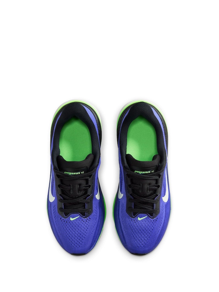 퍼플 - 나이키 페가수스 42 로드 러닝화 - 8의 이미지 8