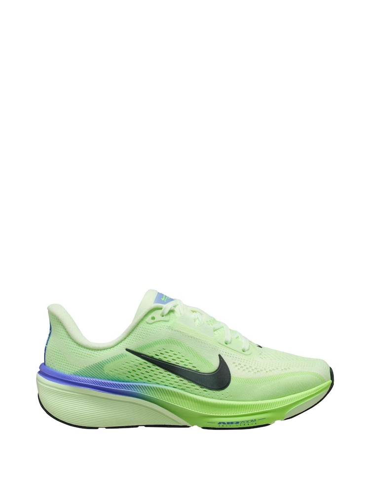 Nike Green Volt Pegasus 42 Road Running Trainers - Image 1 of 4