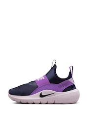 Nike Black/Purple Junior Flex Runner 4 Trainers - Image 5 of 11