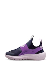 Nike Black/Purple Junior Flex Runner 4 Trainers - Image 6 of 11