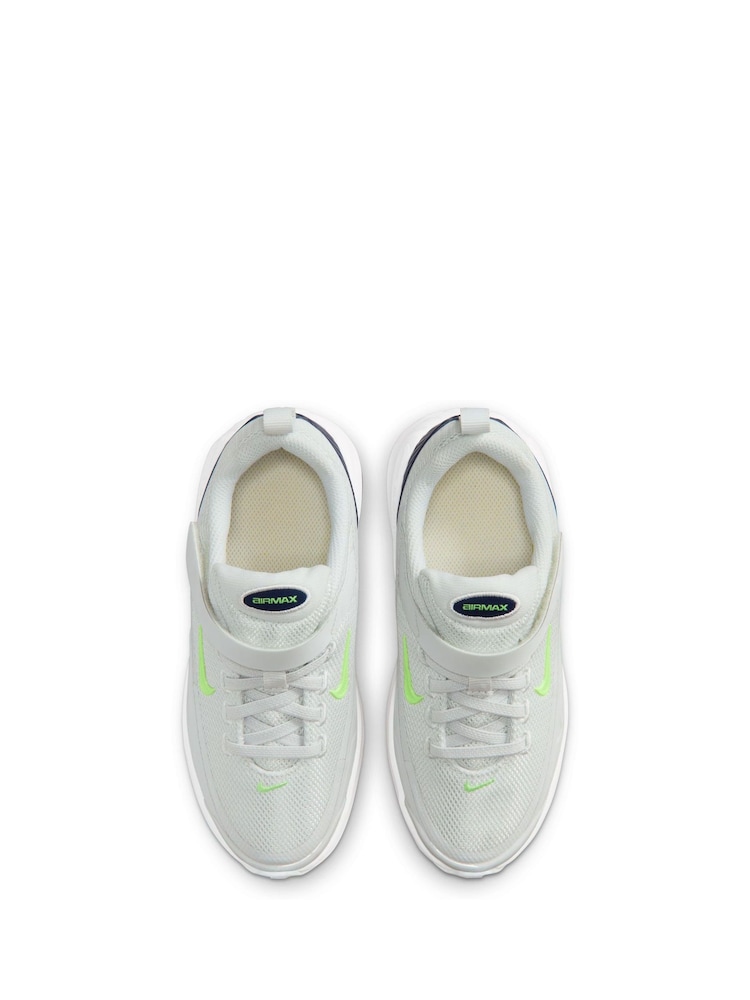 Nike Grey/White Volt Junior Air Max Bia Trainers - Image 8 of 8