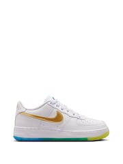 Nike White Air Force 1 Low Trainers - Image 1 of 7