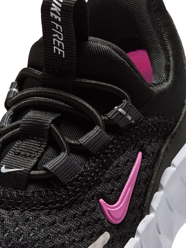 Nike Black/Pink Free Ride Baby/Toddler Trainers - Image 5 of 5