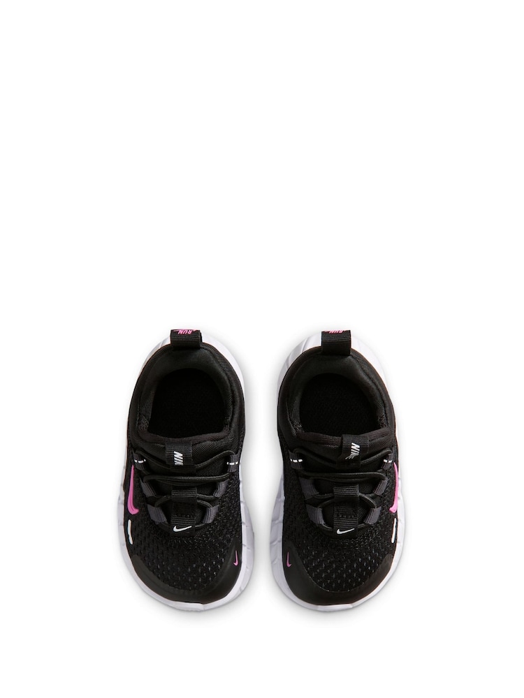 Черный/розовый - Nike кроссовки Free Ride для младенцев - Изображение 7 7
