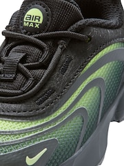 Nike Black Yellow Infant Air Max Fire Trainers - Image 6 of 7