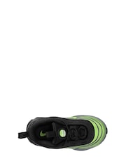 Nike Black Yellow Infant Air Max Fire Trainers - Image 7 of 7