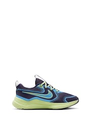 Nike Purple Blue Youth Cosmic Runner Trainers - Image 3 of 10