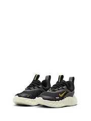 Nike Black/Green Free Ride Baby/Toddler Trainers - Image 3 of 6