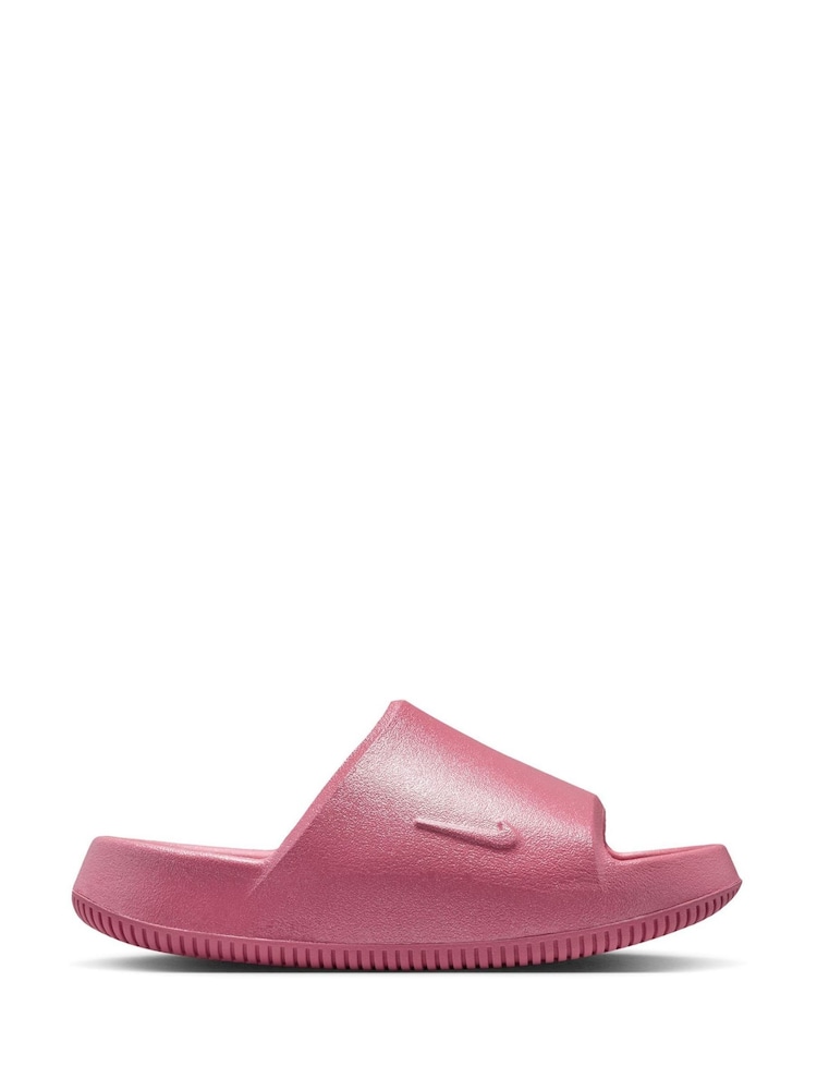Nike Pink Junior Calm 2.0 Sliders - Image 1 of 5