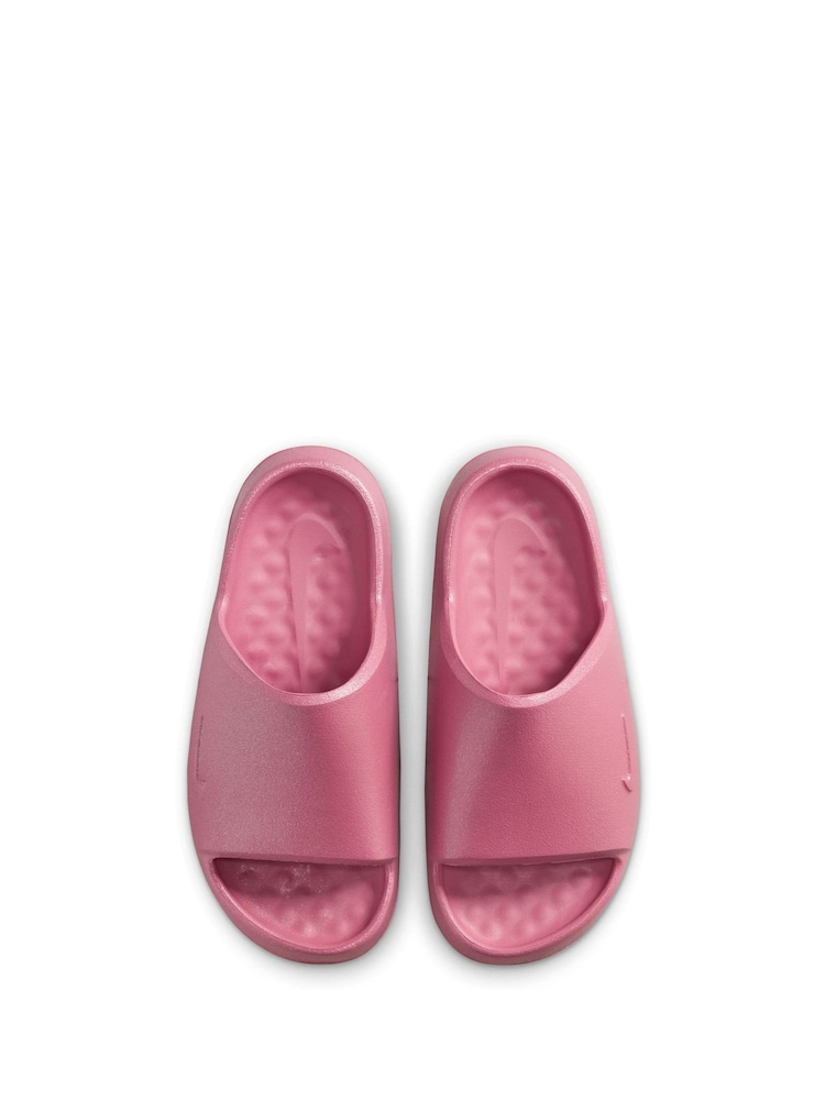 Nike Pink Junior Calm 2.0 Sliders - Image 2 of 5