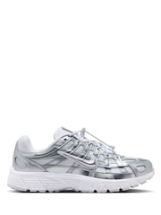 Nike White P-6000 UT (GS) Trainers - Image 1 of 8