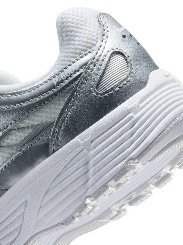 Nike White P-6000 UT (GS) Trainers - Image 8 of 8