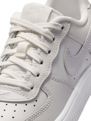לבן - Nike נעלי ספורט נמוכות לילדים, דגם 1 Air Force - תמונה 9 מתוך 10