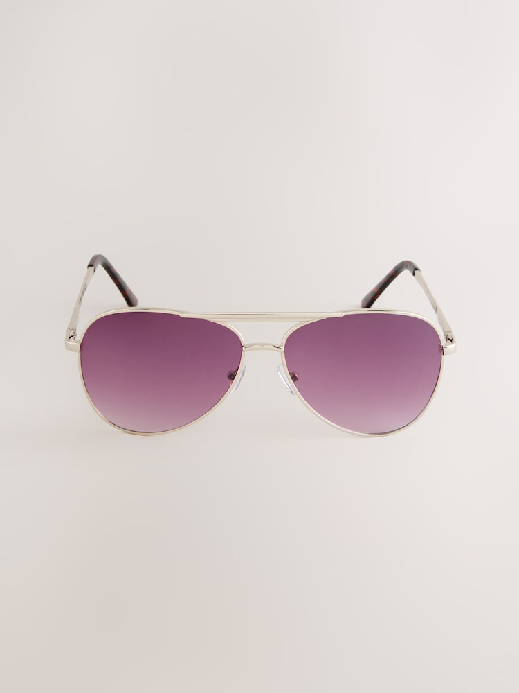 Gold Aviator Style Sunglasses - Image 2 of 3 Gold Aviator Style Sunglasses - Image 2 of 3