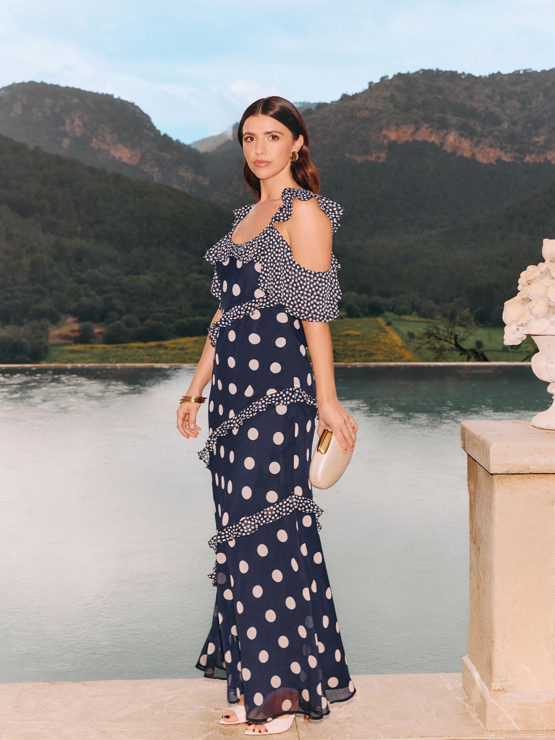 Buy Friends Like These X Lucy Mecklenburgh Polka Dot Navy/White