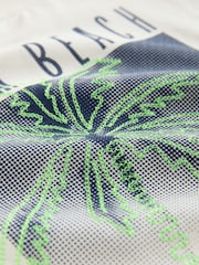 Ecru Palm Embroidery Tank Vest (3-16yrs) - Image 3 of 4