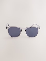 Mineral Grey Round Sunglasses - Image 2 of 3